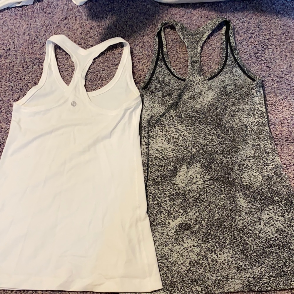 Two lululemon tank tops
